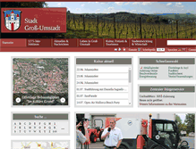 Tablet Screenshot of gross-umstadt.de
